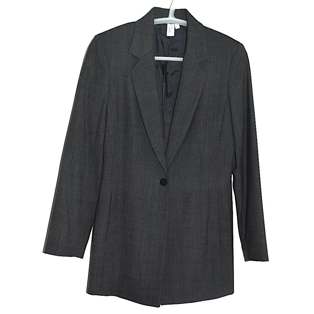 NWOT or Like New Anne Klein Vintage 90s / Y2K 95% Wool Blazer—Made in USA